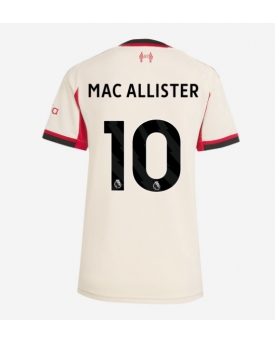 Billige Fotballdrakt Liverpool Alexis Mac Allister #10 Replika Bortedrakt Dame 2025-26 Kortermet Billige Fotballdrakt Liverpool Alexis Mac Allister #10 Replika Bortedrakt Dame 2025-26 Kortermet